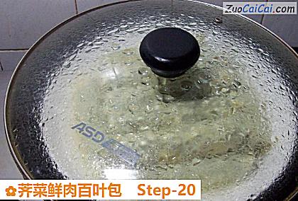 荠菜鲜肉百叶包做法第二十步骤