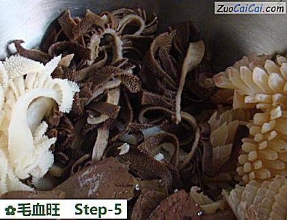 毛血旺做法第五步骤