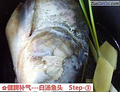 -白汤鱼头做法第三步骤