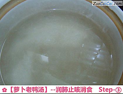 萝卜老鸭汤做法第三步骤