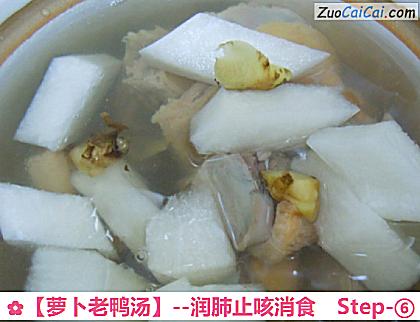 萝卜老鸭汤做法第六步骤