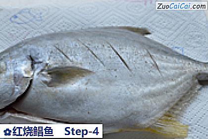 红烧鲳鱼做法第四步骤