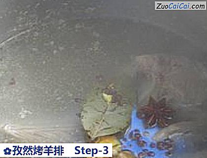 孜然烤羊排做法第三步骤