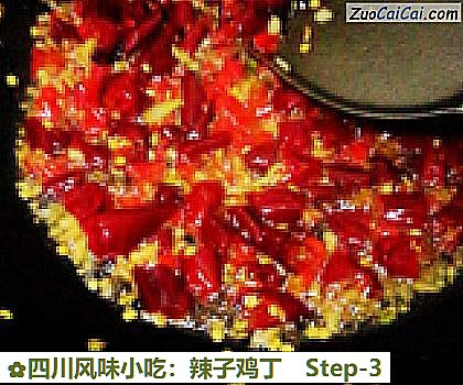 四川风味小吃:辣子鸡丁做法第三步骤