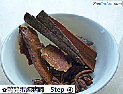 鹌鹑蛋炖猪蹄做法第四步骤