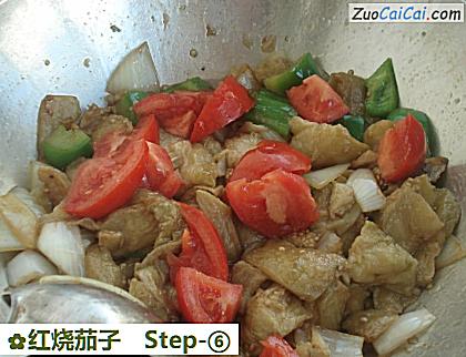 红烧茄子做法第六步骤