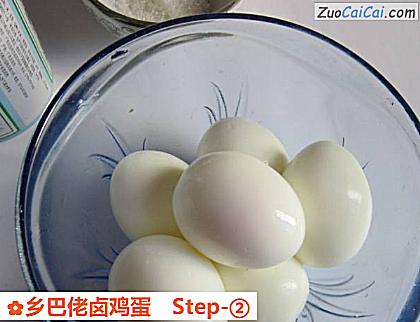 乡巴佬卤鸡蛋做法第二步骤