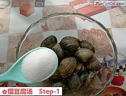 熘豆腐汤做法第一步骤