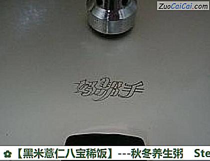 黑米薏仁八宝稀饭做法第五步骤