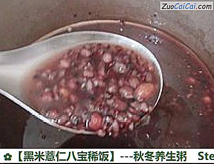 黑米薏仁八宝稀饭做法第六步骤