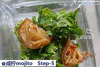 咸柠mojito做法第五步骤