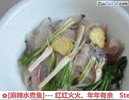 [麻辣水煮鱼]－红红火火、年年有余做法第二步骤