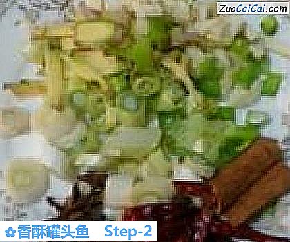 香酥罐头鱼做法第二步骤