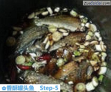 香酥罐头鱼做法第五步骤