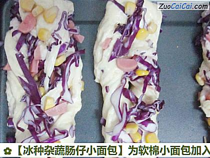 冰种杂蔬肠仔小面包做法第十四步骤