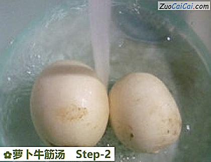 萝卜牛筋汤做法第二步骤