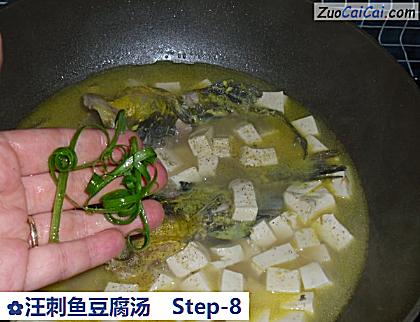 汪刺鱼豆腐汤做法第八步骤