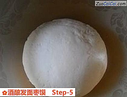 酒酿发面枣馍做法第五步骤