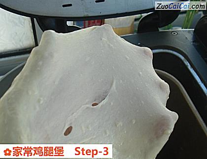 家常鸡腿堡做法第三步骤