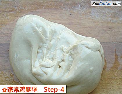 家常鸡腿堡做法第四步骤