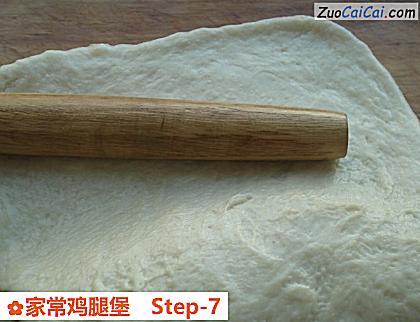 家常鸡腿堡做法第七步骤