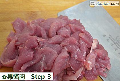 果酱肉做法第三步骤
