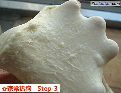 家常热狗做法第三步骤