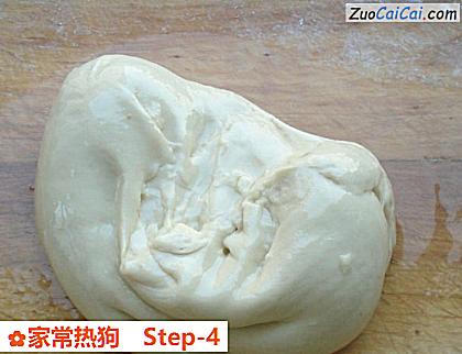 家常热狗做法第四步骤