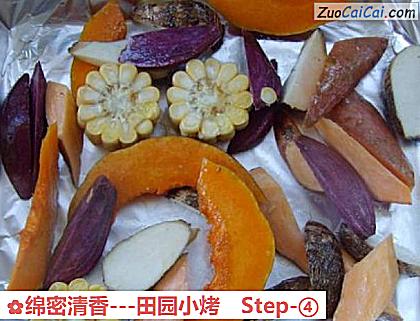 绵密清香-田园小烤做法第四步骤