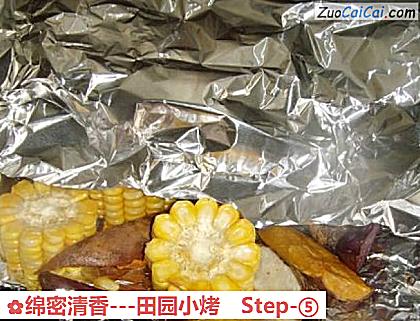 绵密清香-田园小烤做法第五步骤