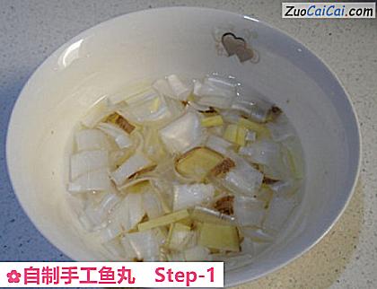 自制手工鱼丸做法第一步骤