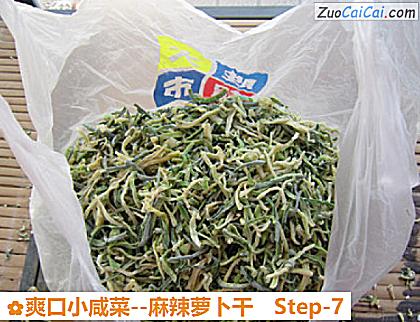 麻辣萝卜干做法第七步骤