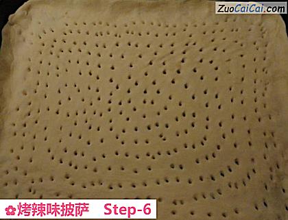 烤辣味披萨做法第六步骤
