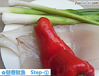 豉香鱿鱼做法第一步骤