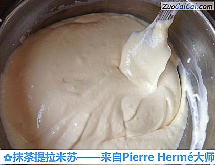 抹茶提拉米苏做法第八步骤