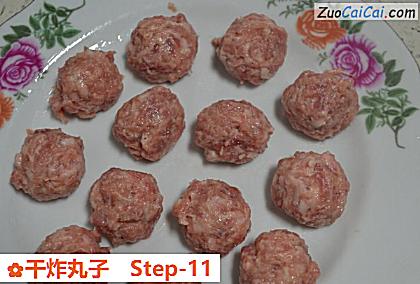 干炸丸子做法第十一步骤
