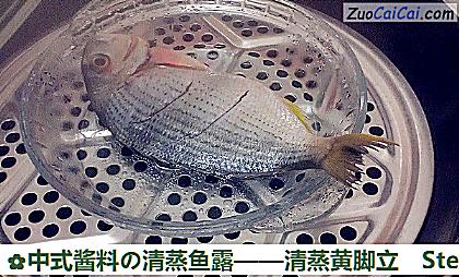 中式酱料の清蒸鱼露做法第五步骤