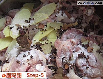 腊鸡腿做法第五步骤