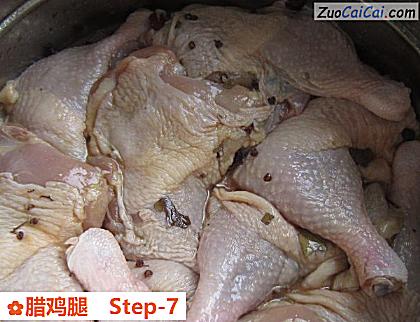 腊鸡腿做法第七步骤