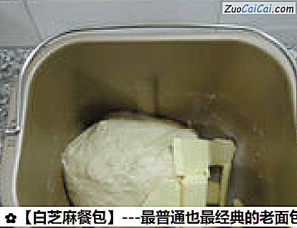 白芝麻餐包做法第六步骤