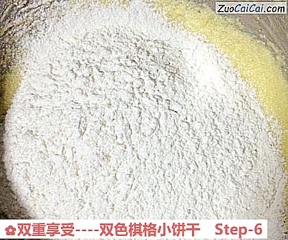 双重享受-双色棋格小饼干做法第六步骤