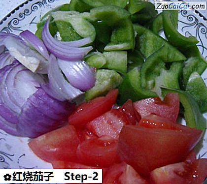 红烧茄子做法第二步骤