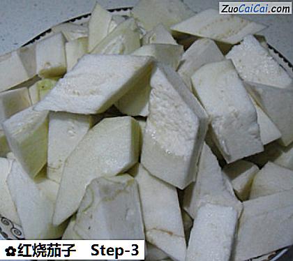 红烧茄子做法第三步骤