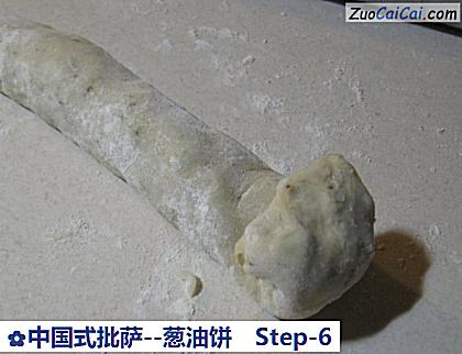 葱油饼做法第六步骤