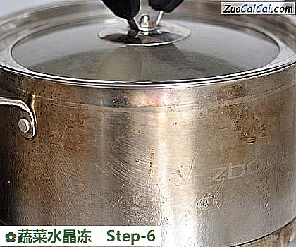 蔬菜水晶冻做法第六步骤