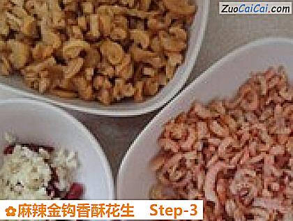 麻辣金钩香酥花生做法第三步骤