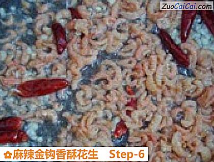 麻辣金钩香酥花生做法第六步骤