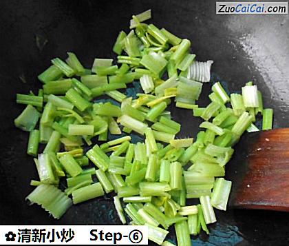 清新小炒做法第六步骤