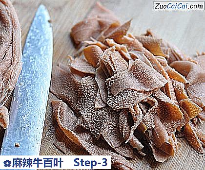 麻辣牛百叶做法第三步骤