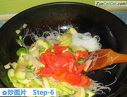 炒面片做法第六步骤